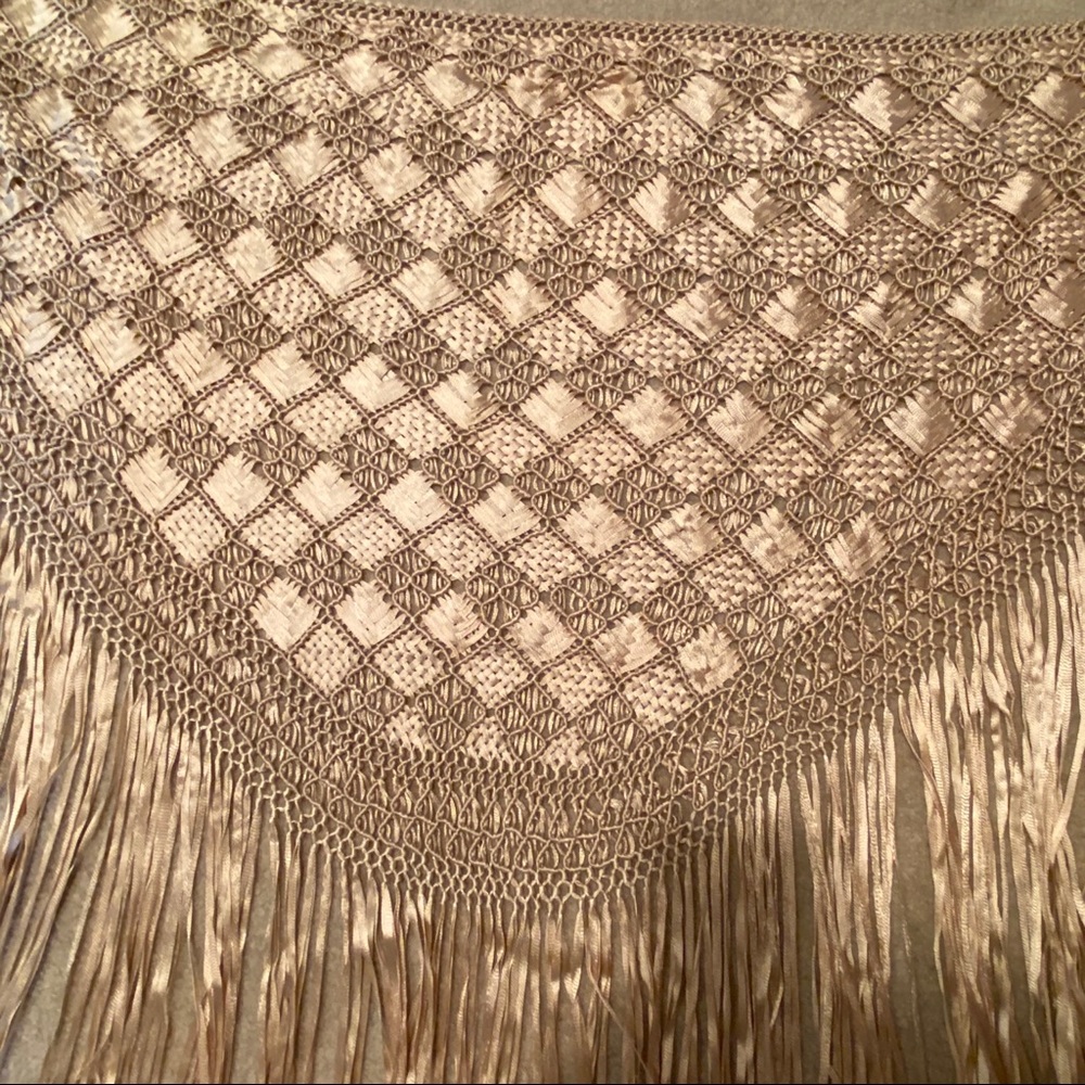 Beautiful satin thread Shawl